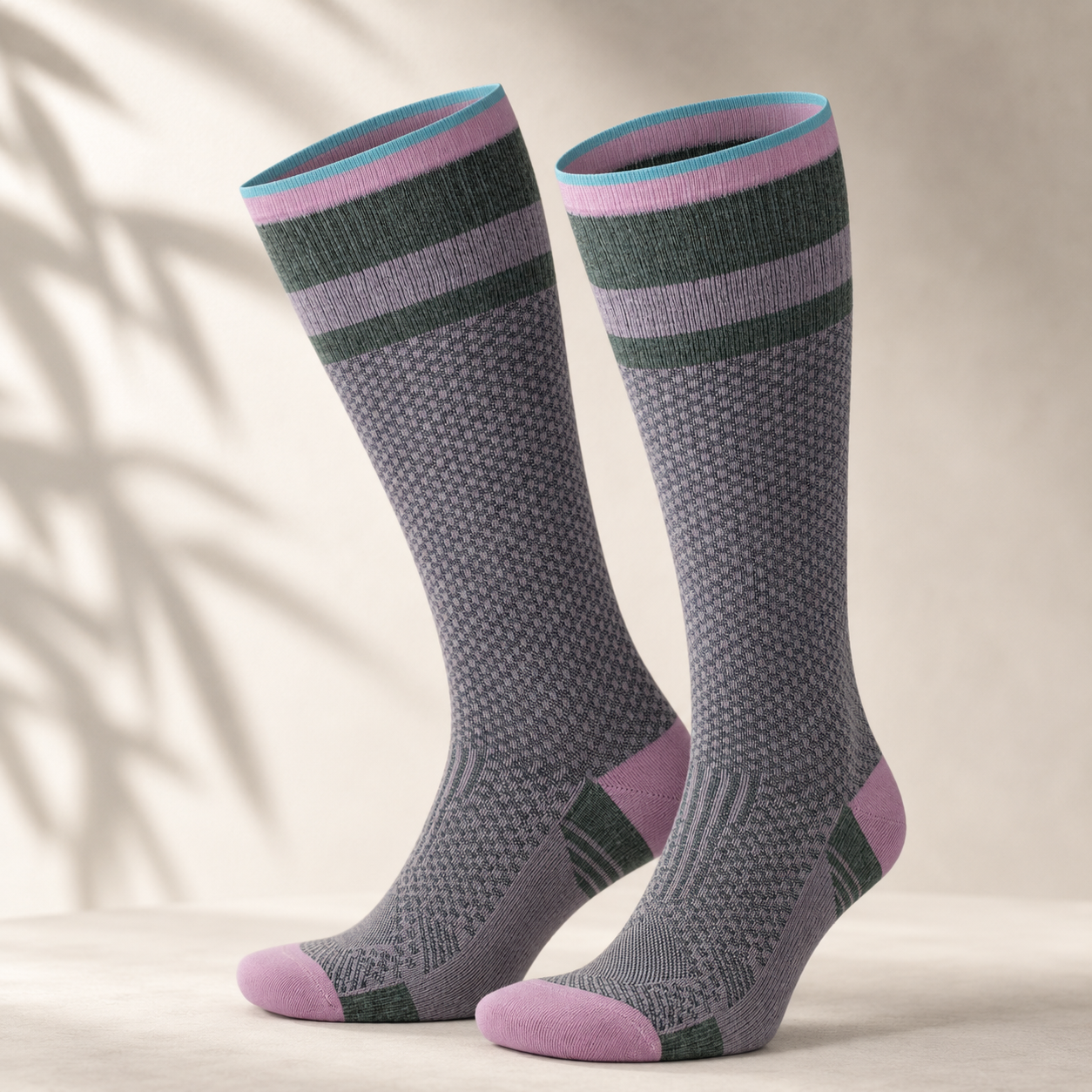 Bambu Destek Çorabı Pembe